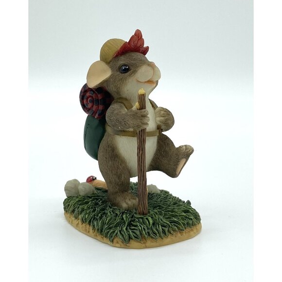 Charming Tails GOING CAMPING EH? Canadian Limited Edition Fitz & Floyd Figurine - Picture 2 of 6